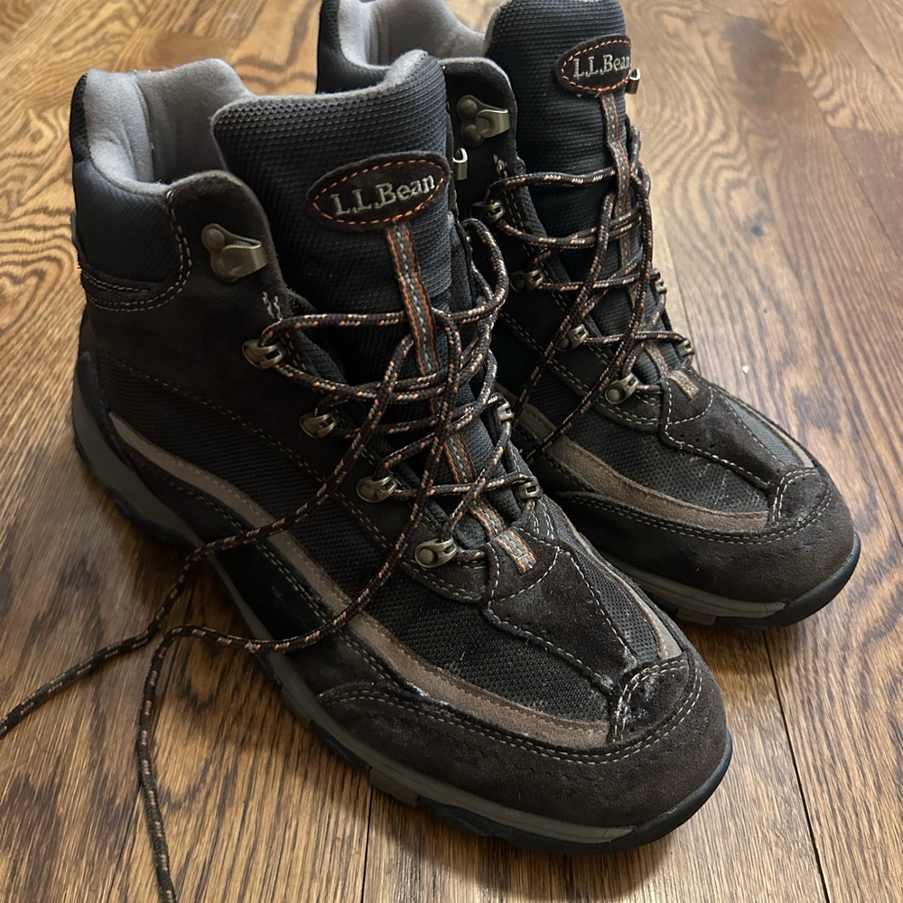 LL Bean high top hiking boots